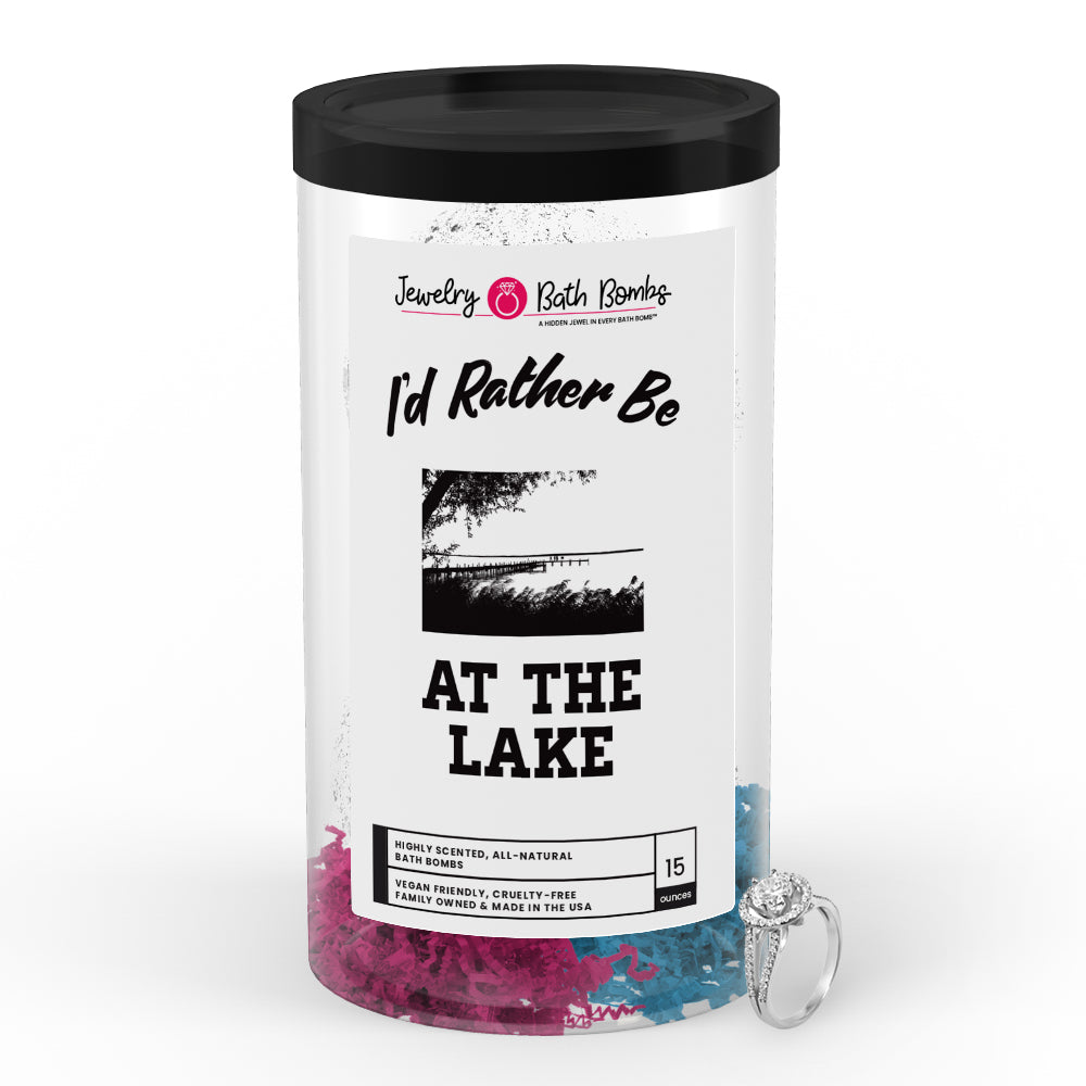 I'd rather be At The Lake Jewelry Bath Bombs