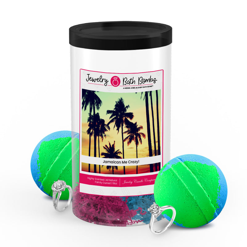 Jamaican Me Crazy! Jewelry Bath Bombs Twin Pack