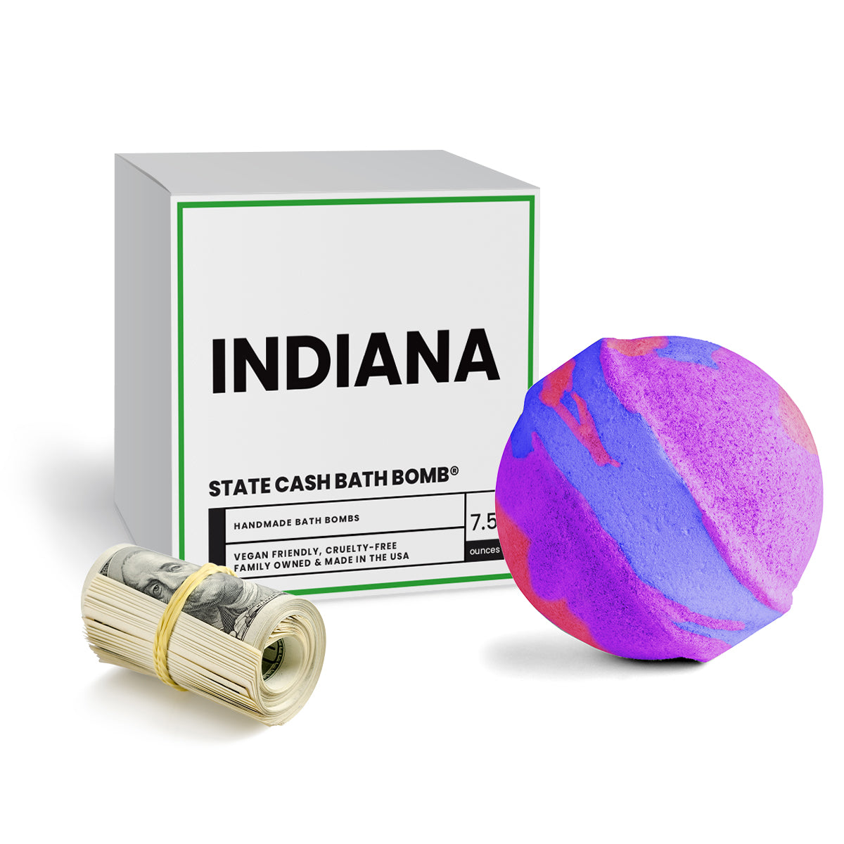 Indiana State Cash Bath Bomb