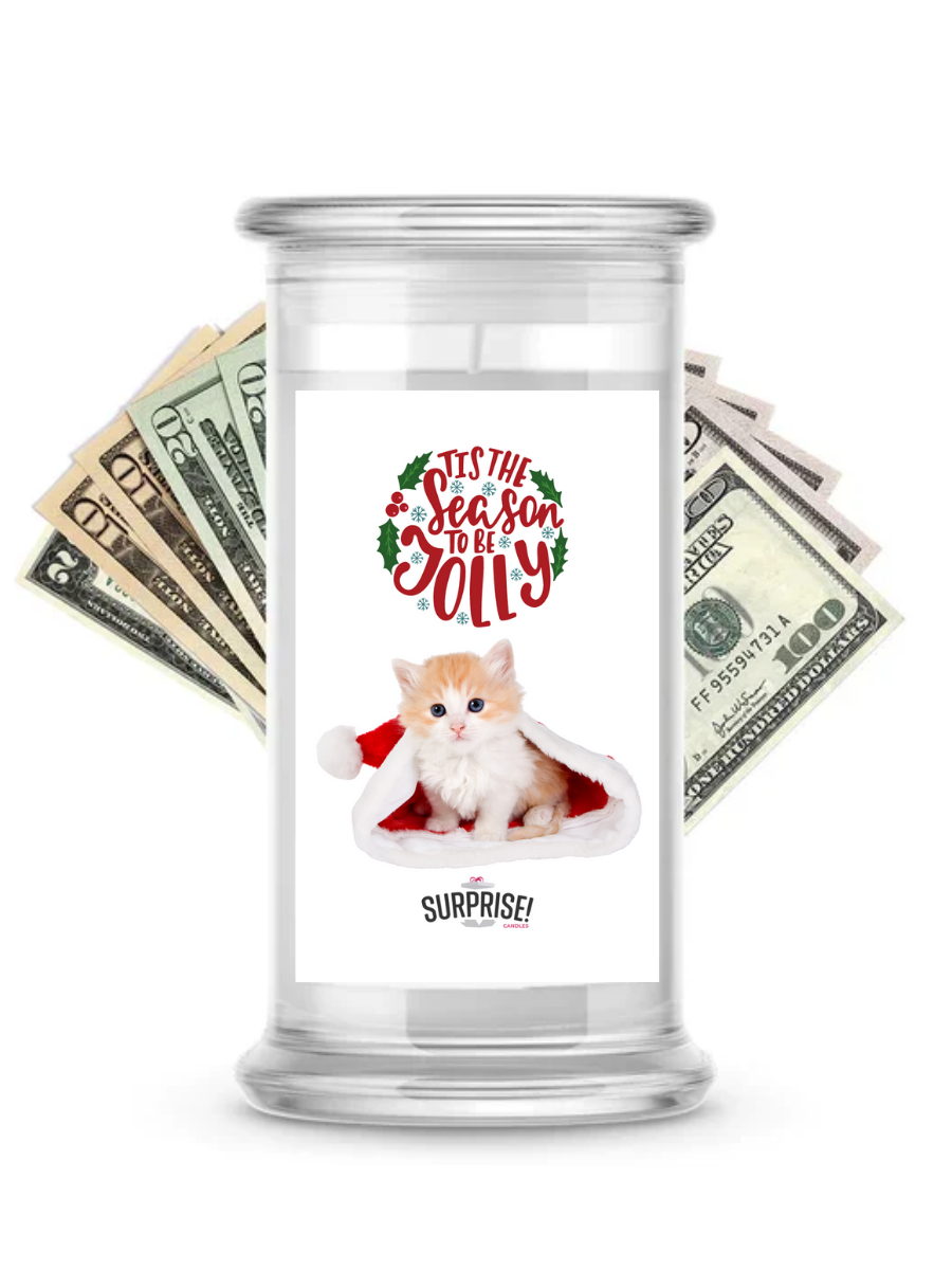 Tis The Season to be Jolly | Christmas Surprise Cash Candles