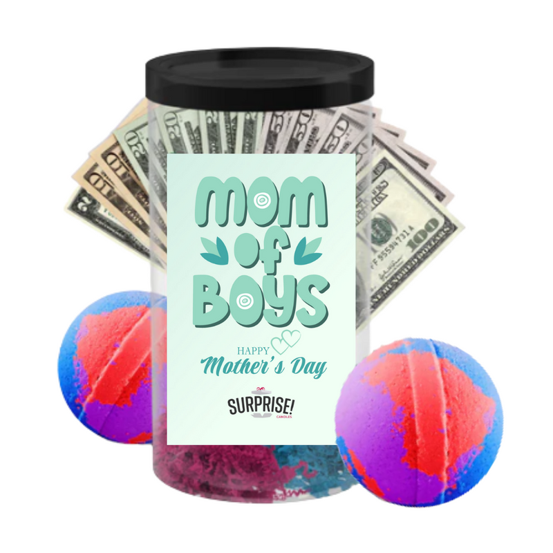 Mom Of Boys Happy Mother's Day | MOTHERS DAY CASH MONEY BATH BOMBS