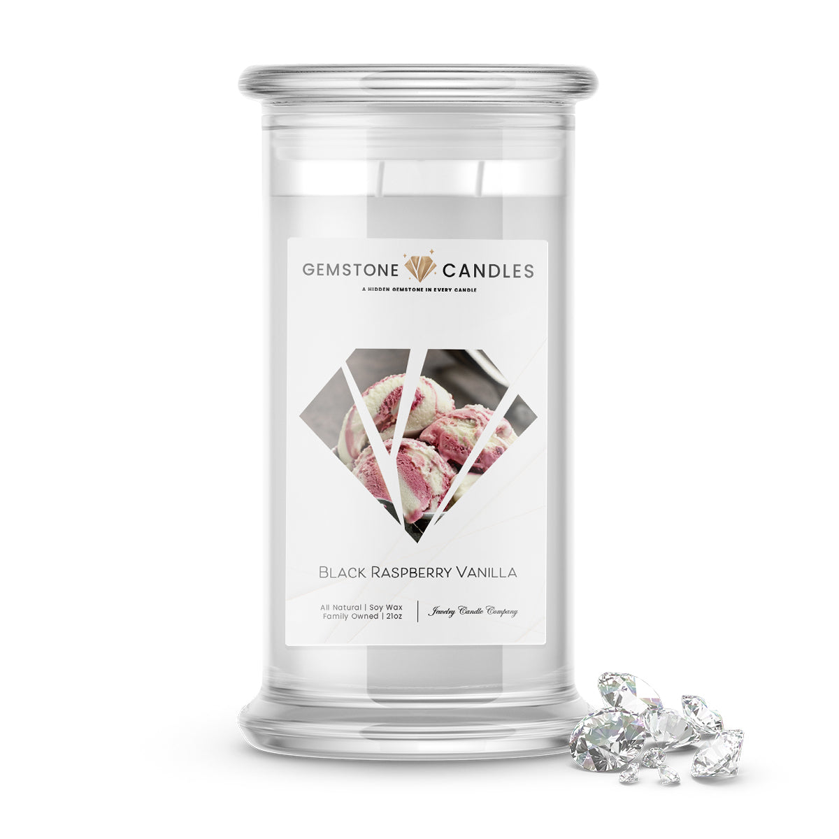 Black Raspberry Vanilla | Gemstone Candles