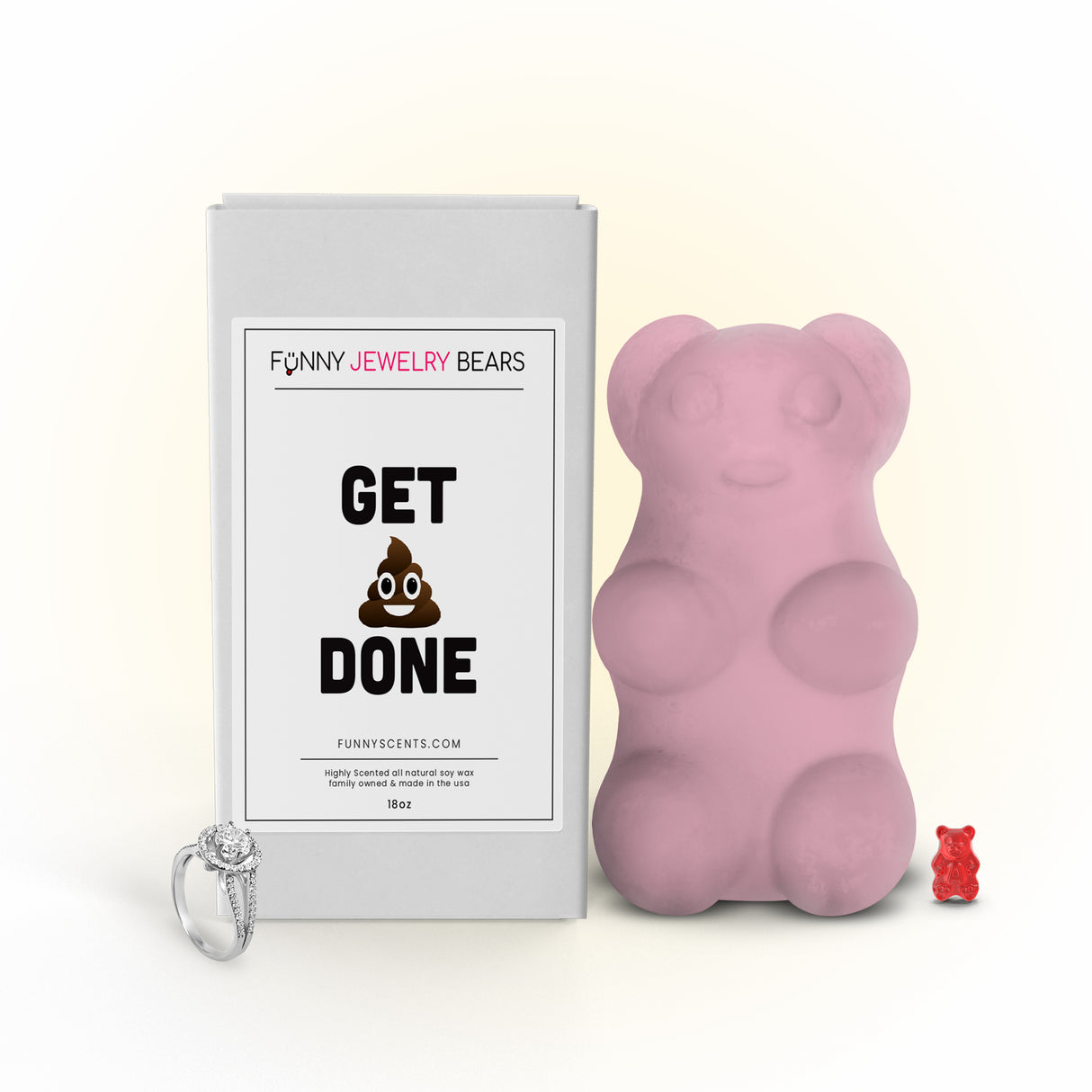 Get Shit Done Funny Jewelry Bear Wax Melts