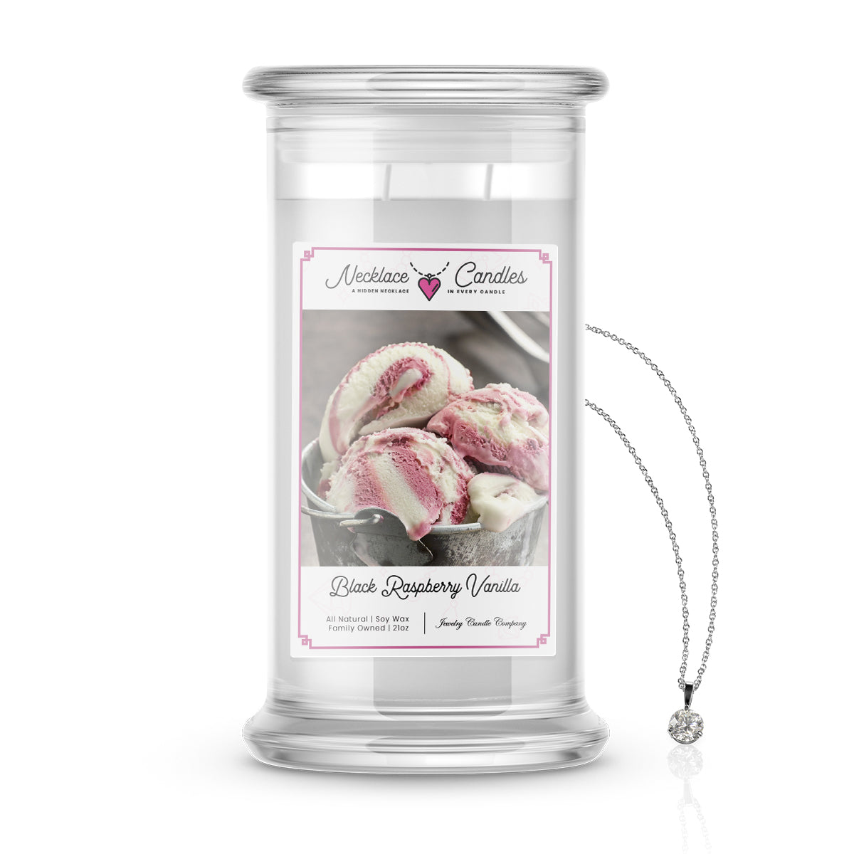 Black Raspberry Vanilla | Necklace Candles