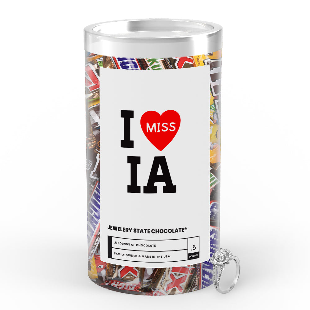 I miss IA Jewelry State Chocolate