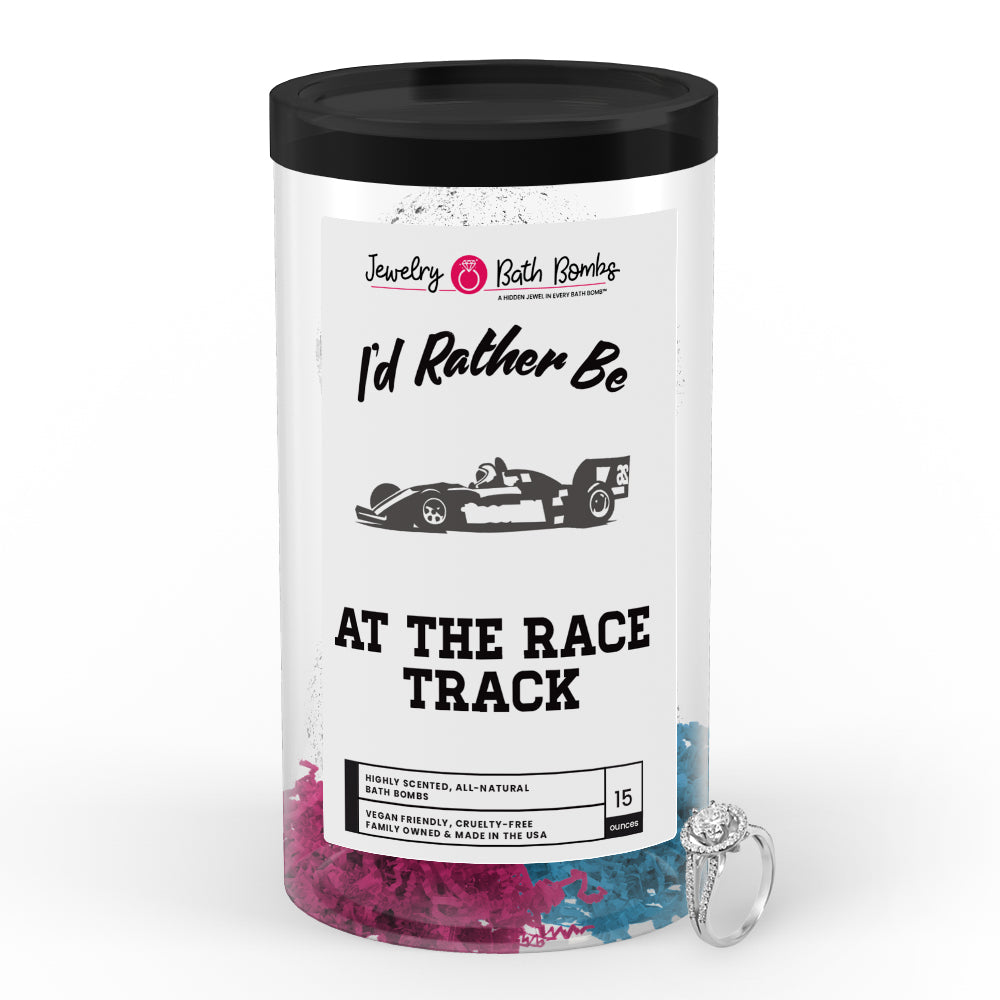 I'd rather be At The Race Track Jewelry Bath Bombs