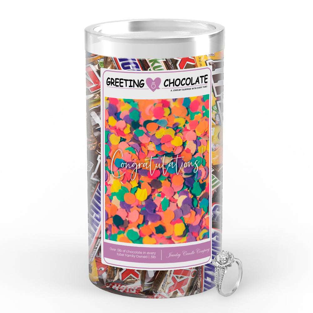 Congratulations Greetings Chocolate