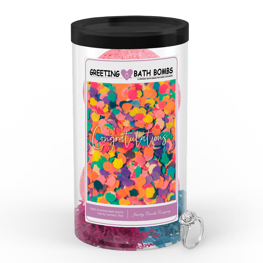 Congratulations Greetings Bath Bombs