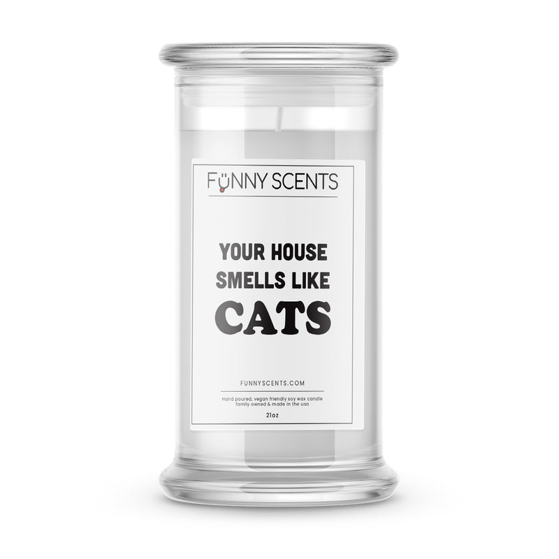 Your House Smells Like Cats Funny Candles