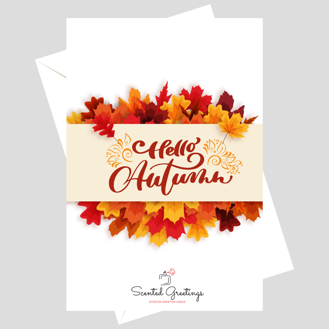 Hello Autumn Spring | Scented Greeting Cards