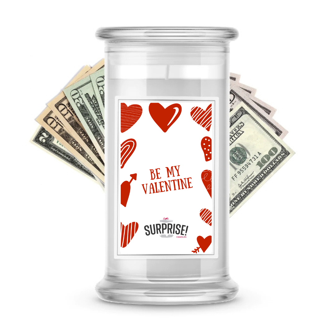 Be My Valentine | Valentine's Day Surprise Cash Candles