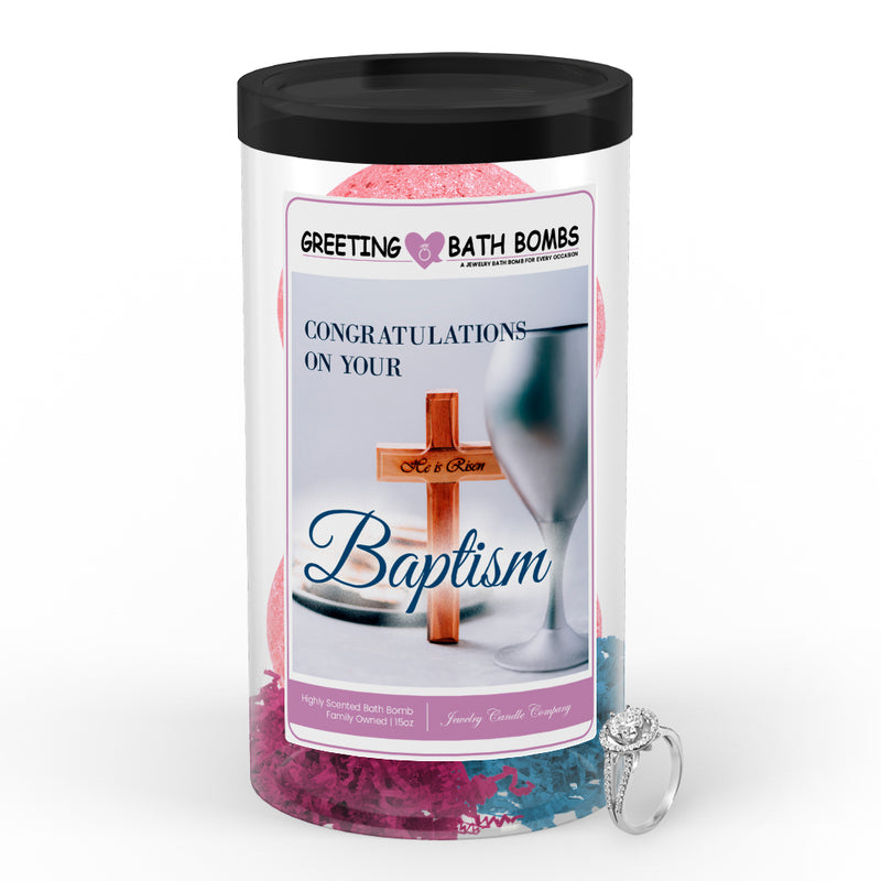 Congratulations On Your Baptism Greetings Bath Bombs