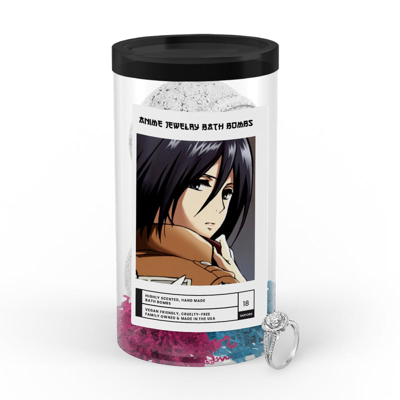 Ackerman, Mikasa (ミカサ・アッカーマン) | Anime Jewelry Bath Bombs