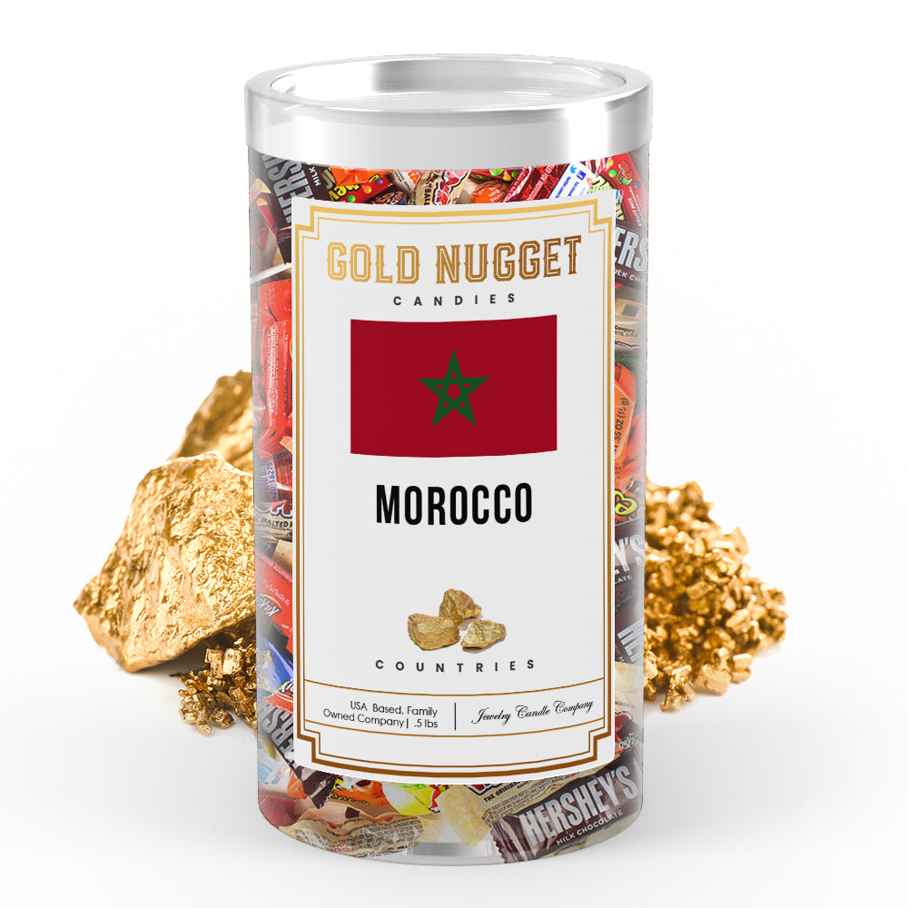Morocco Countries Gold Nugget Candy
