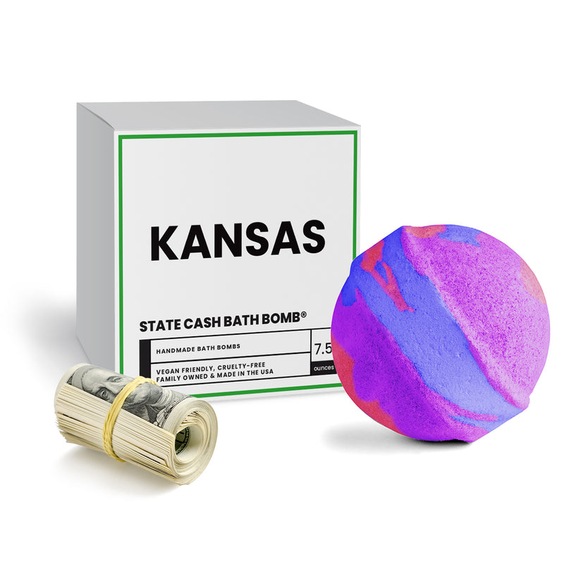 Kansas State Cash Bath Bomb