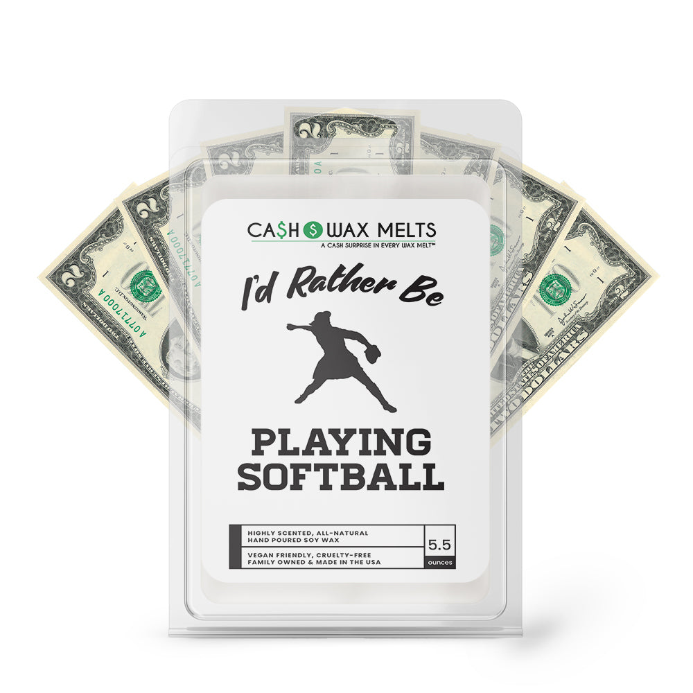 I'd rather be Playing Softball Cash Wax Melts