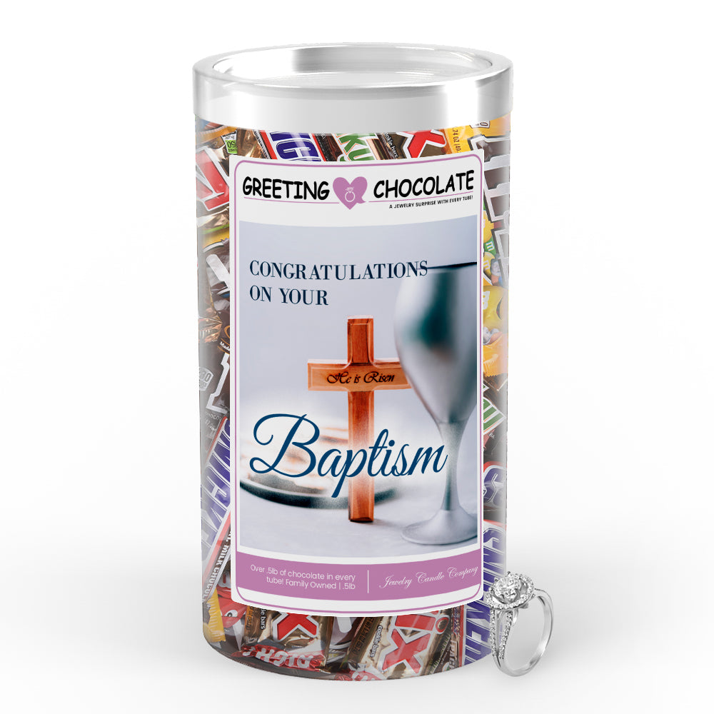 Congratulations On Your Baptism Greetings Chocolate