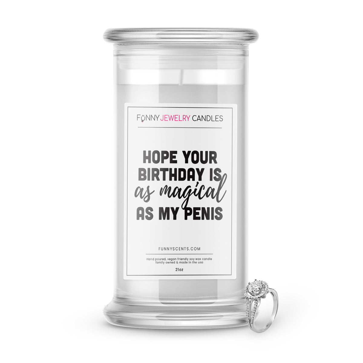 Hope Your Birthday is as magical as my Penis Jewelry Funny Candles