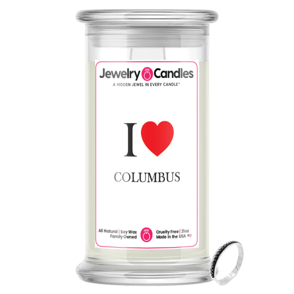 I Love COLUMBUS Jewelry City Love Candles