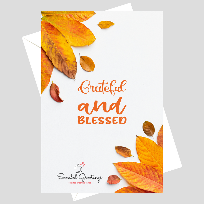 Grateful and Blessed | Scented Greeting Cards