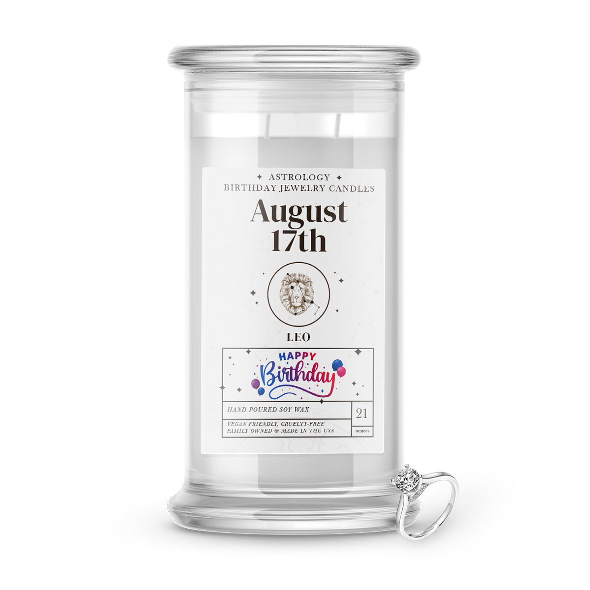 LEO | ASTROLOGY BIRTHDAY JEWELRY CANDLES
