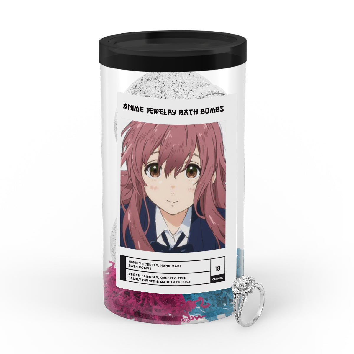 Shiro (白) | Anime Jewelry Bath Bombs