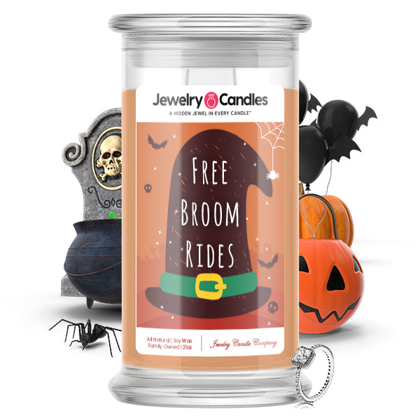 Free broom rides Jewelry Candle