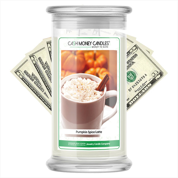 Pumpkin Spice Latte Cash Money Candles