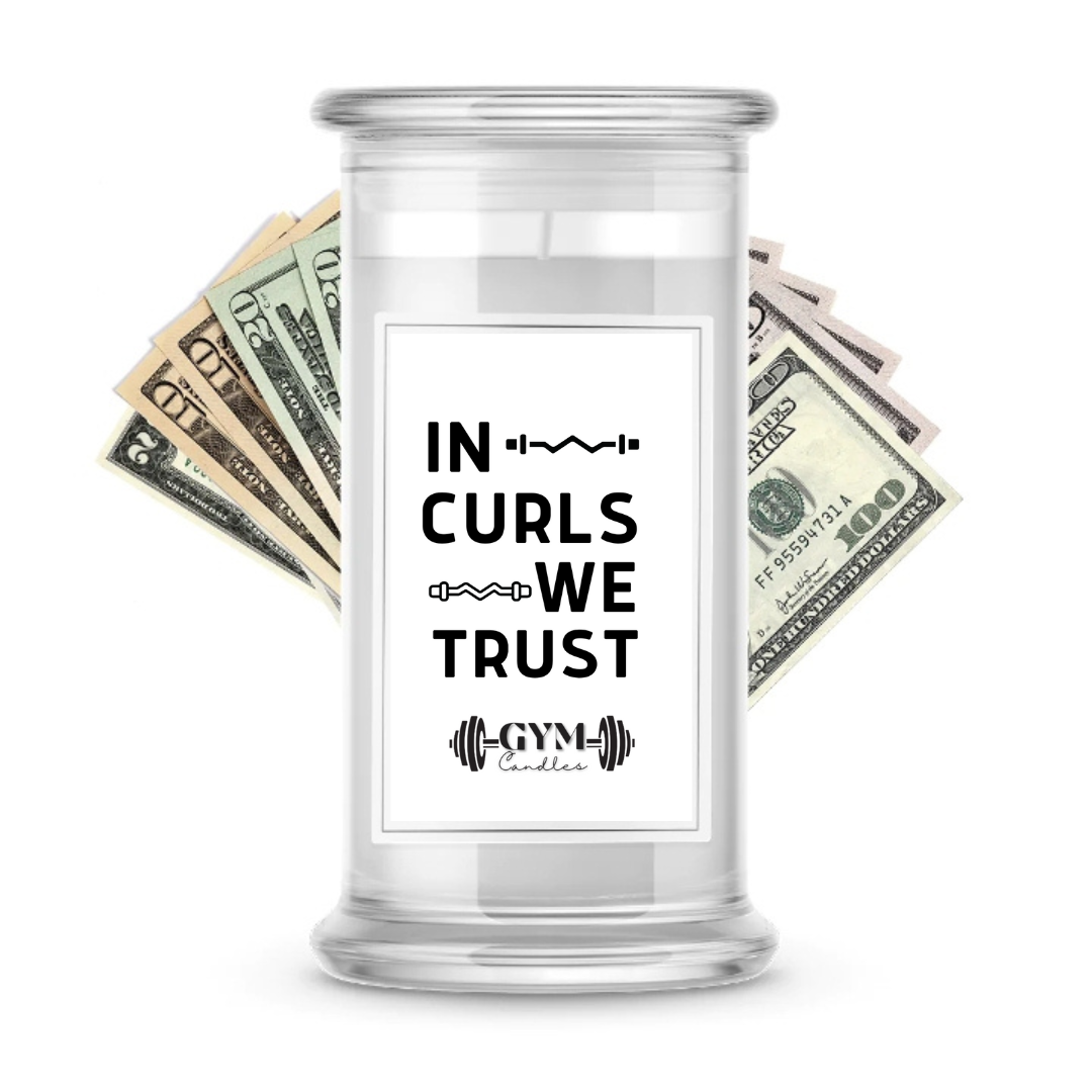 In Curls We Trust | Cash Gym Candles