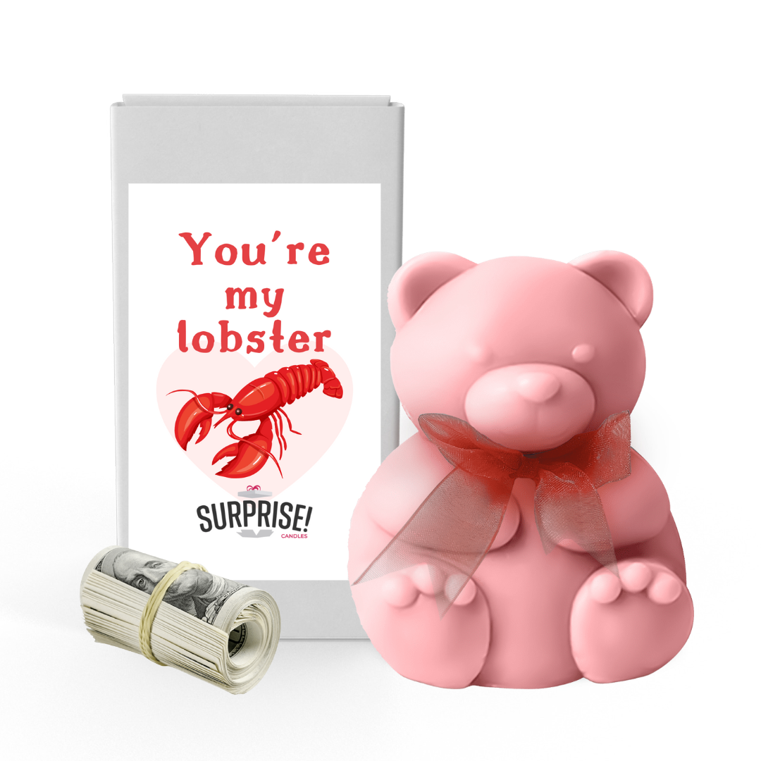 You are My Lobster | Valentines Day Surprise Cash Money Bear Wax Melts