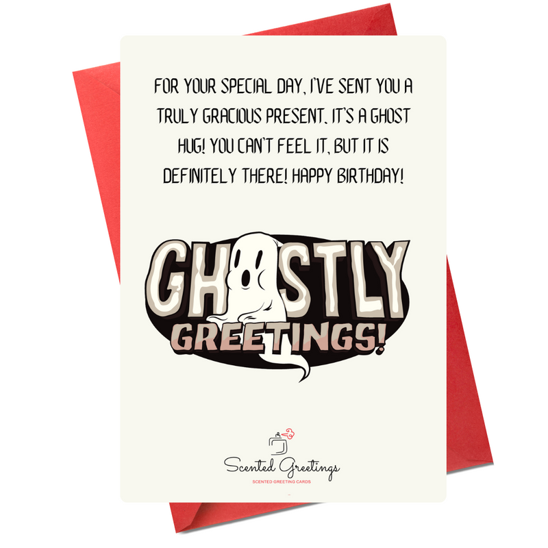 Ghostly Greetings! Scented Greeting Cards