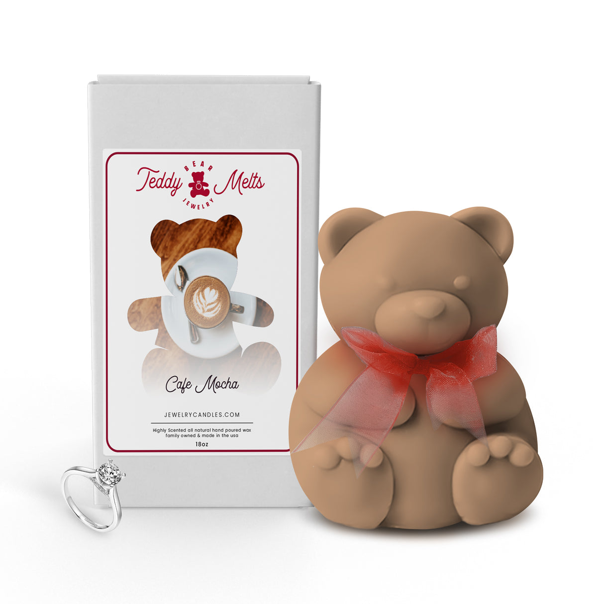 Cafe Mocha GIANT Teddy Bear Jewelry Wax Melts