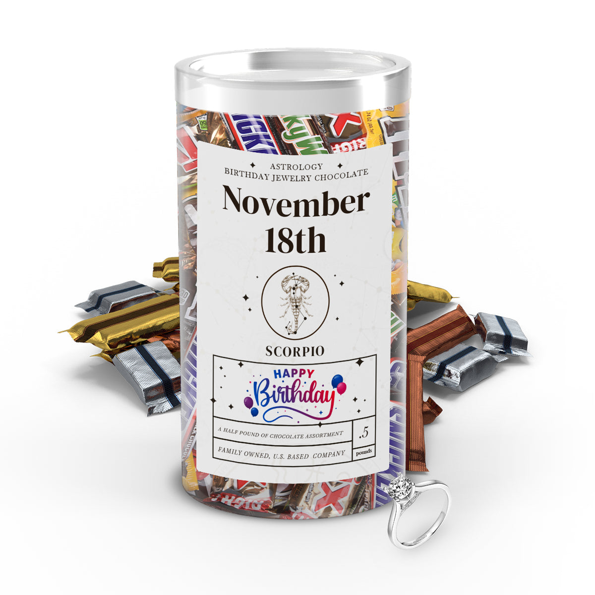 SCORPIO | ASTROLOGY BIRTHDAY JEWELRY CHOCOLATE