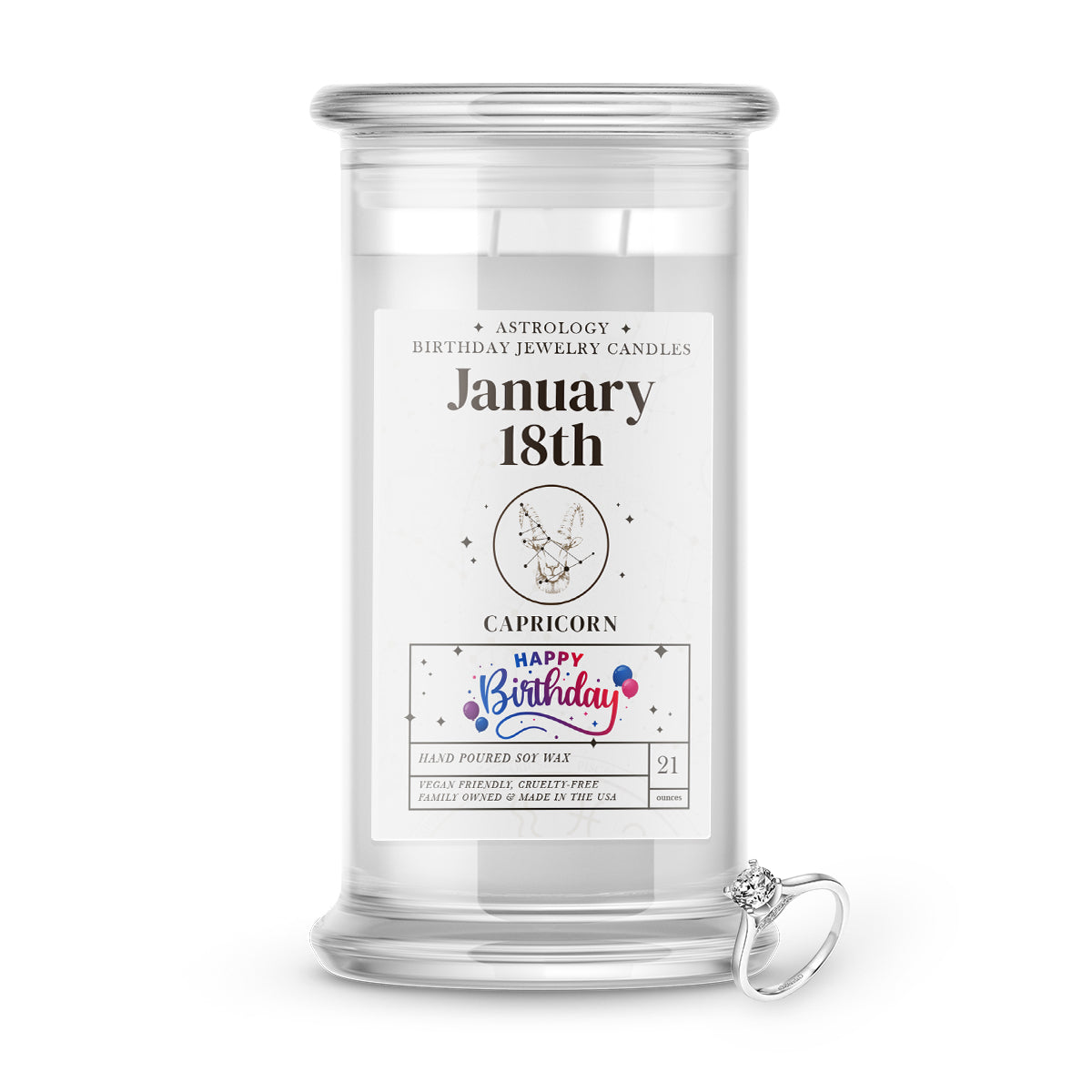 CAPRICORN | ASTROLOGY BIRTHDAY JEWELRY CANDLES