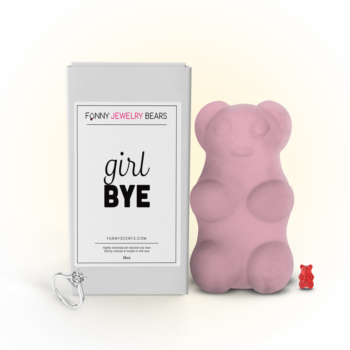 girl Bye Funny Jewelry Bear Wax Melts