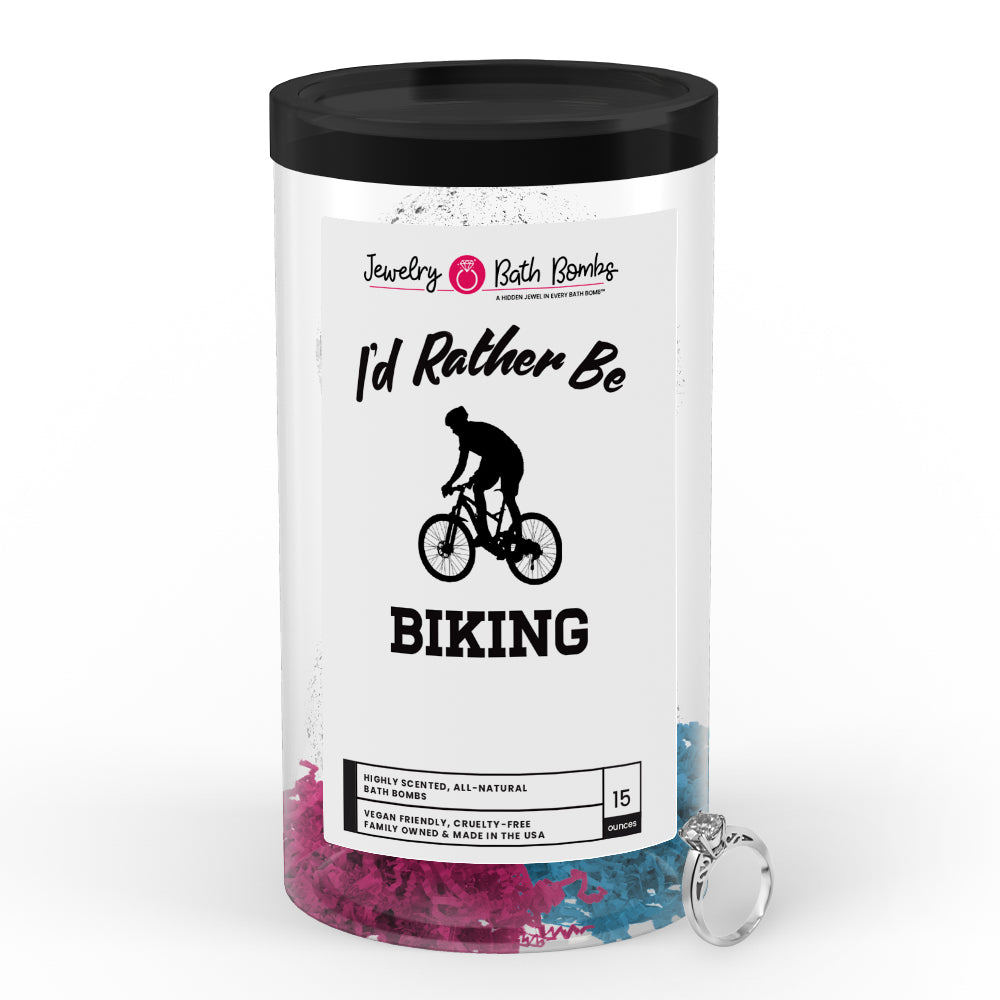 I'd rather be Biking Jewelry Bath Bombs