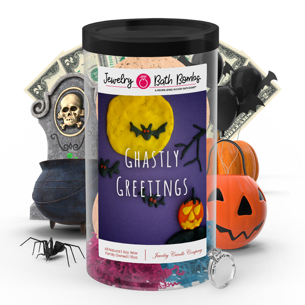 Ghastly greetings Jewelry Bath Bombs