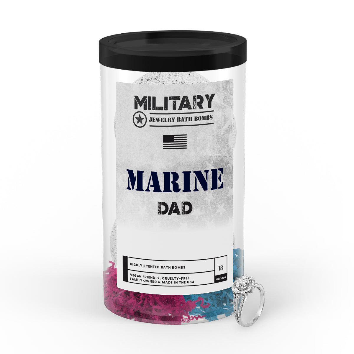 MARINE Dad | Military Jewelry Bath Bombs