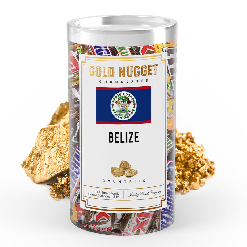 Belize Countries Gold Nugget Chocolates