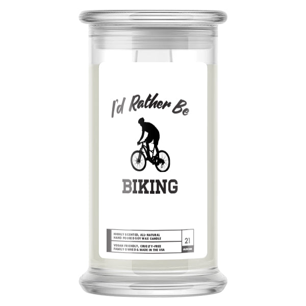 I'd rather be Biking Candles