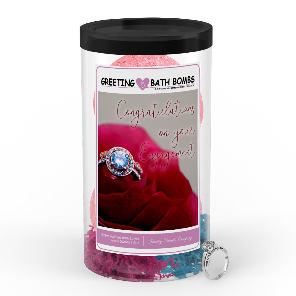 Congratulations on Your Engagement Greetings Bath Bombs