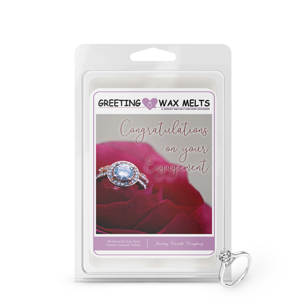 Congratulations on Your Engagement Greetings Wax Melt