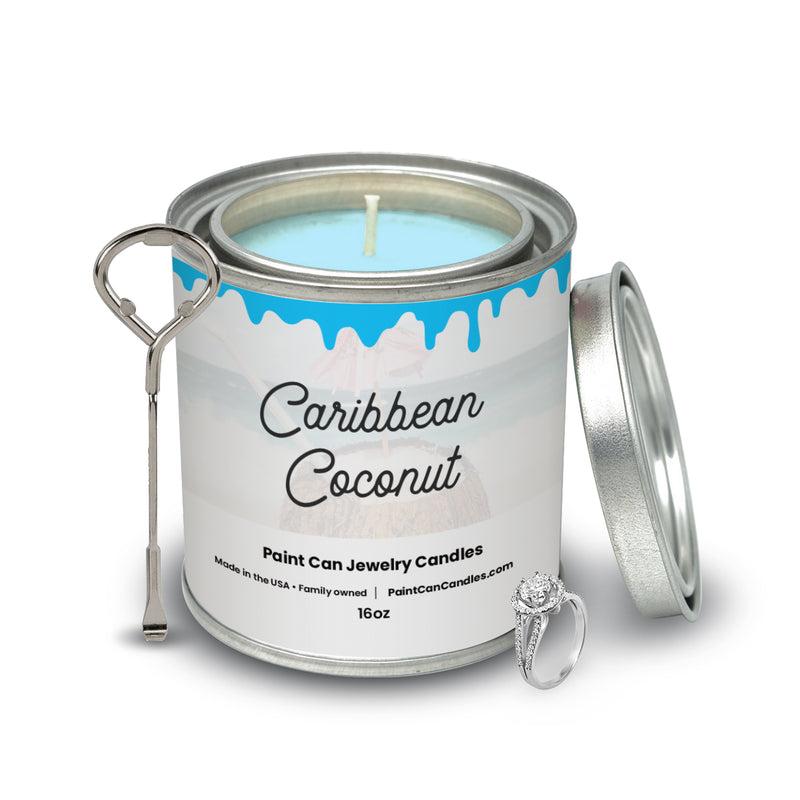 Caribbean Coconut - Paint Can Jewelry Candles