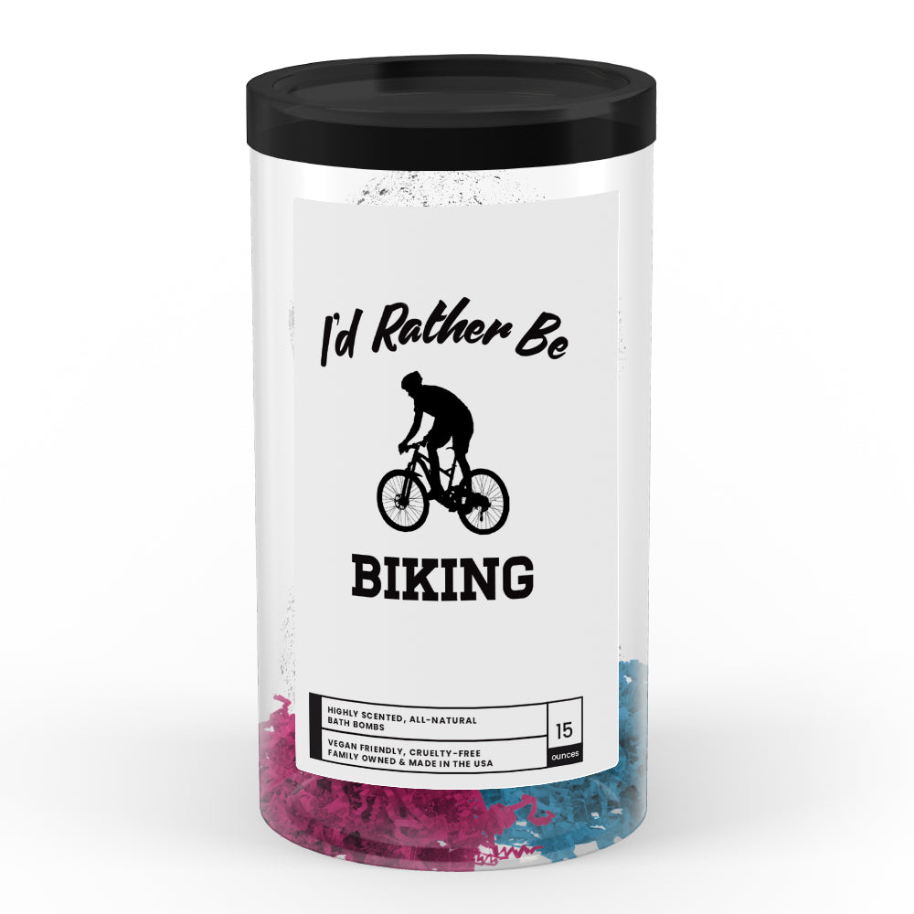I'd rather be Biking Bath Bombs