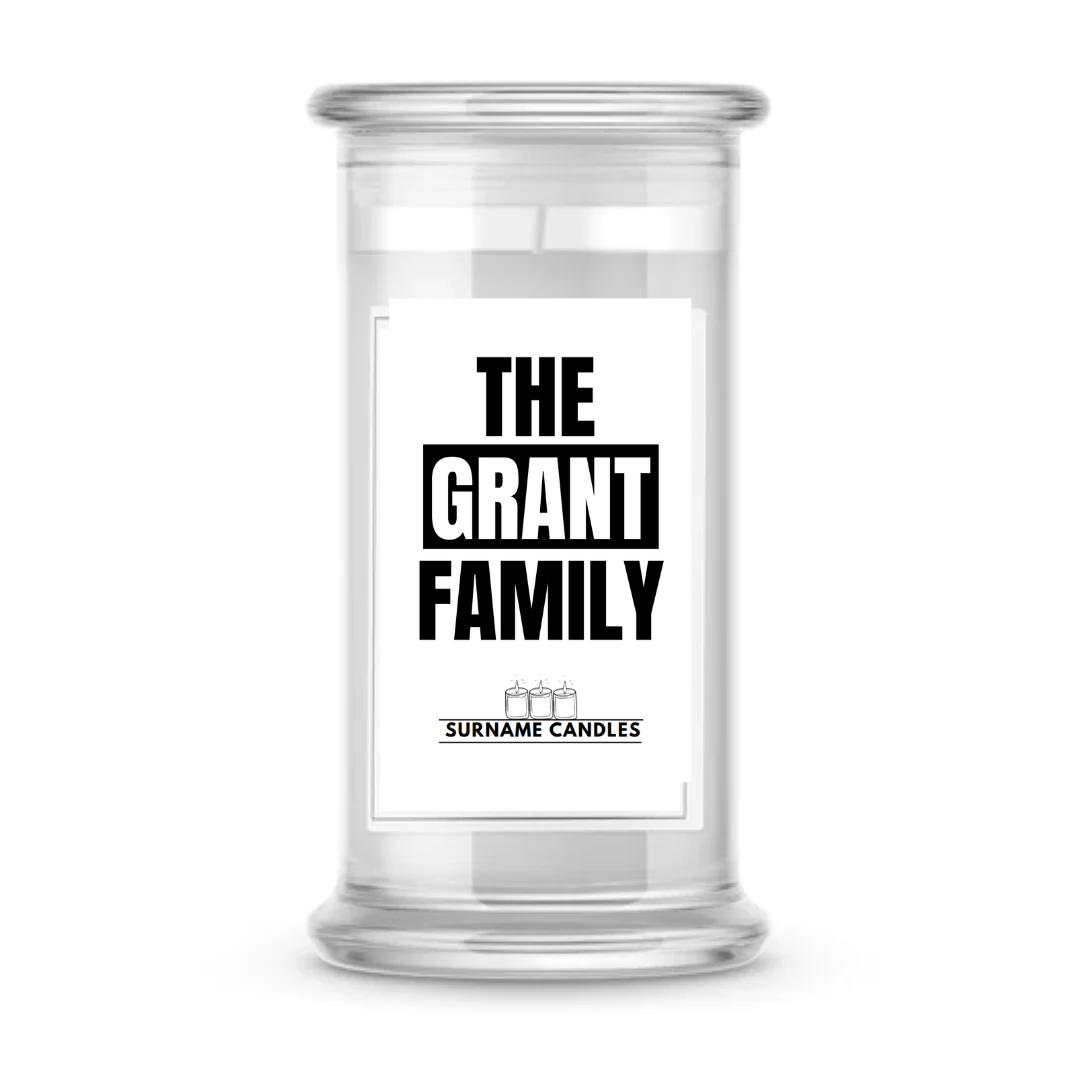 The Grant Family | Surname Candles