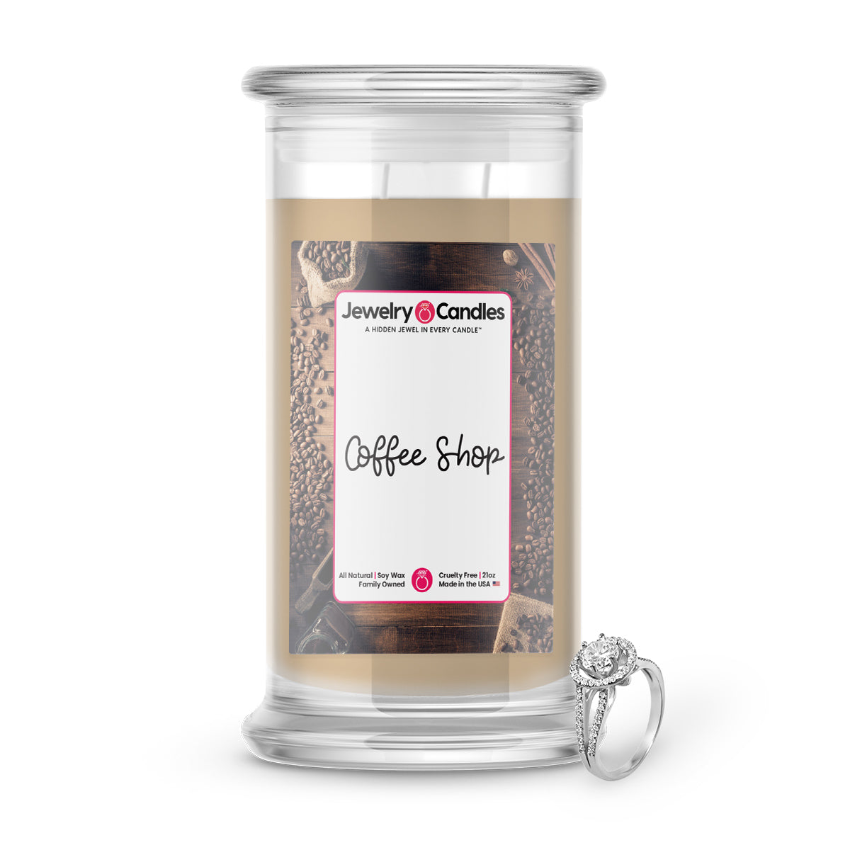 Coffee Shop Jewelry Candle