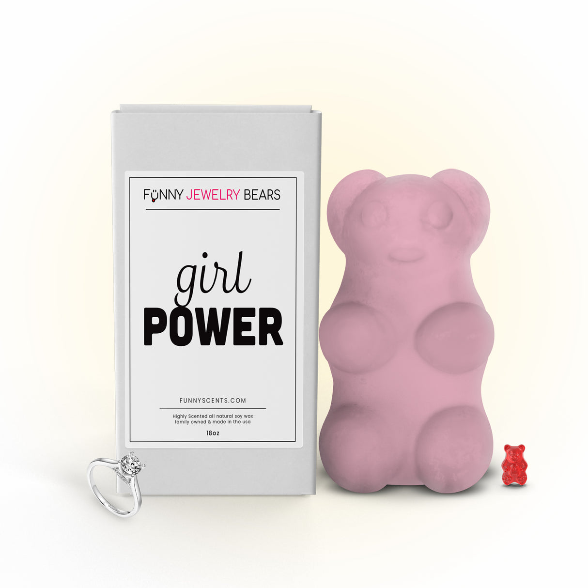 girl Power Funny Jewelry Bear Wax Melts