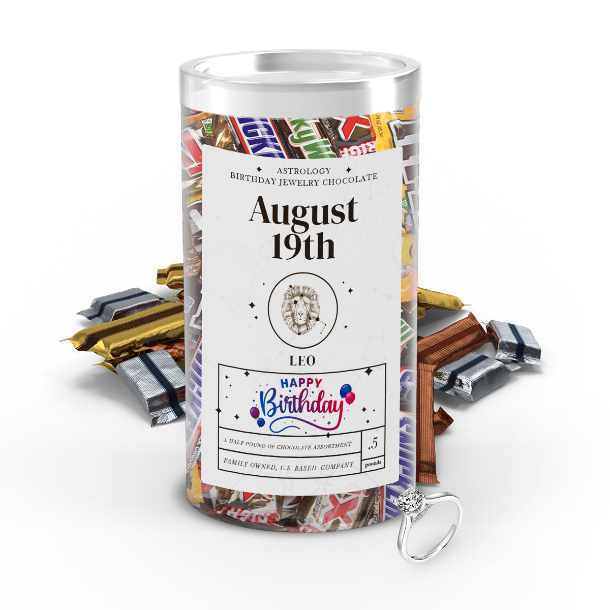 LEO | ASTROLOGY BIRTHDAY JEWELRY CHOCOLATE