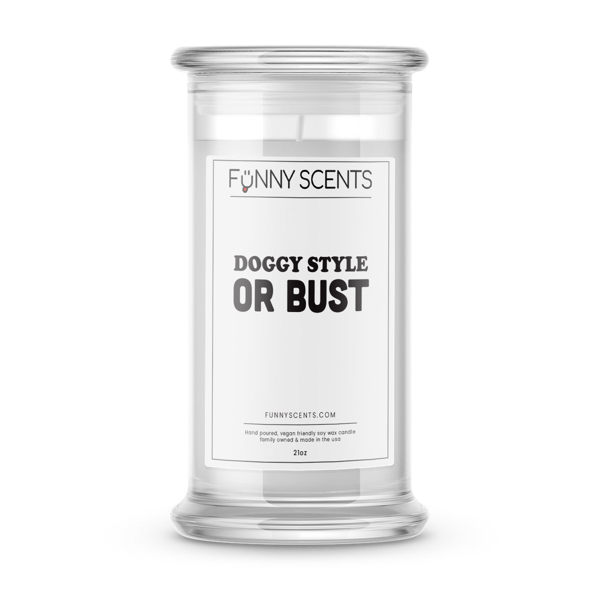 Doggy Style OR Bust Funny Candles
