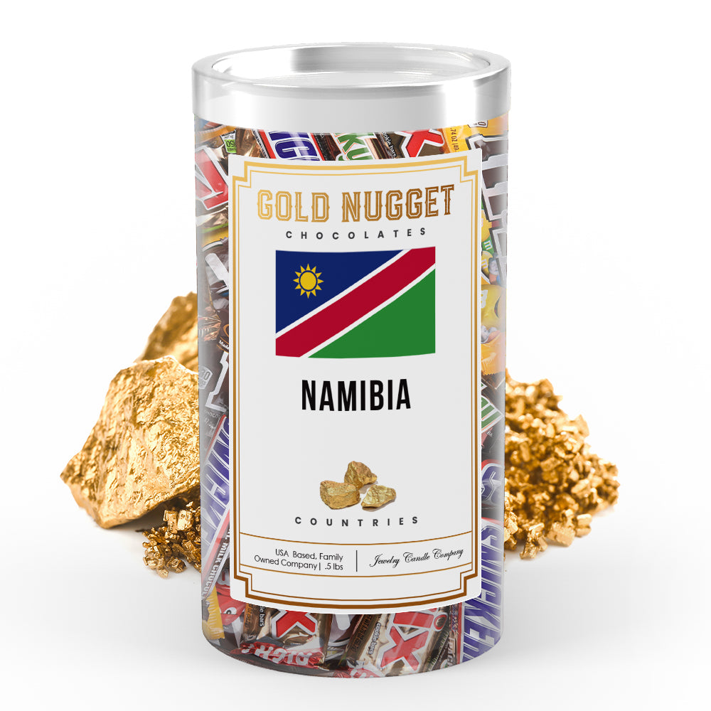 Namibia Countries Gold Nugget Chocolates
